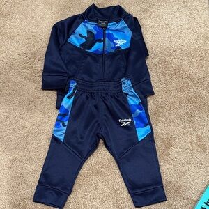 Reebok Navy and Blue Baby Tracksuit